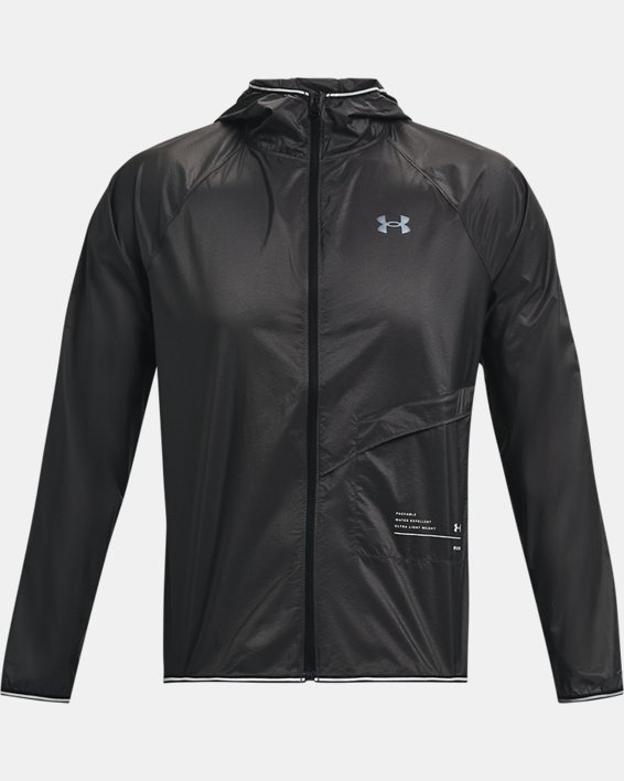 Men's UA Qualifier Storm Packable Jacket, Gray, pdpMainDesktop image number 6